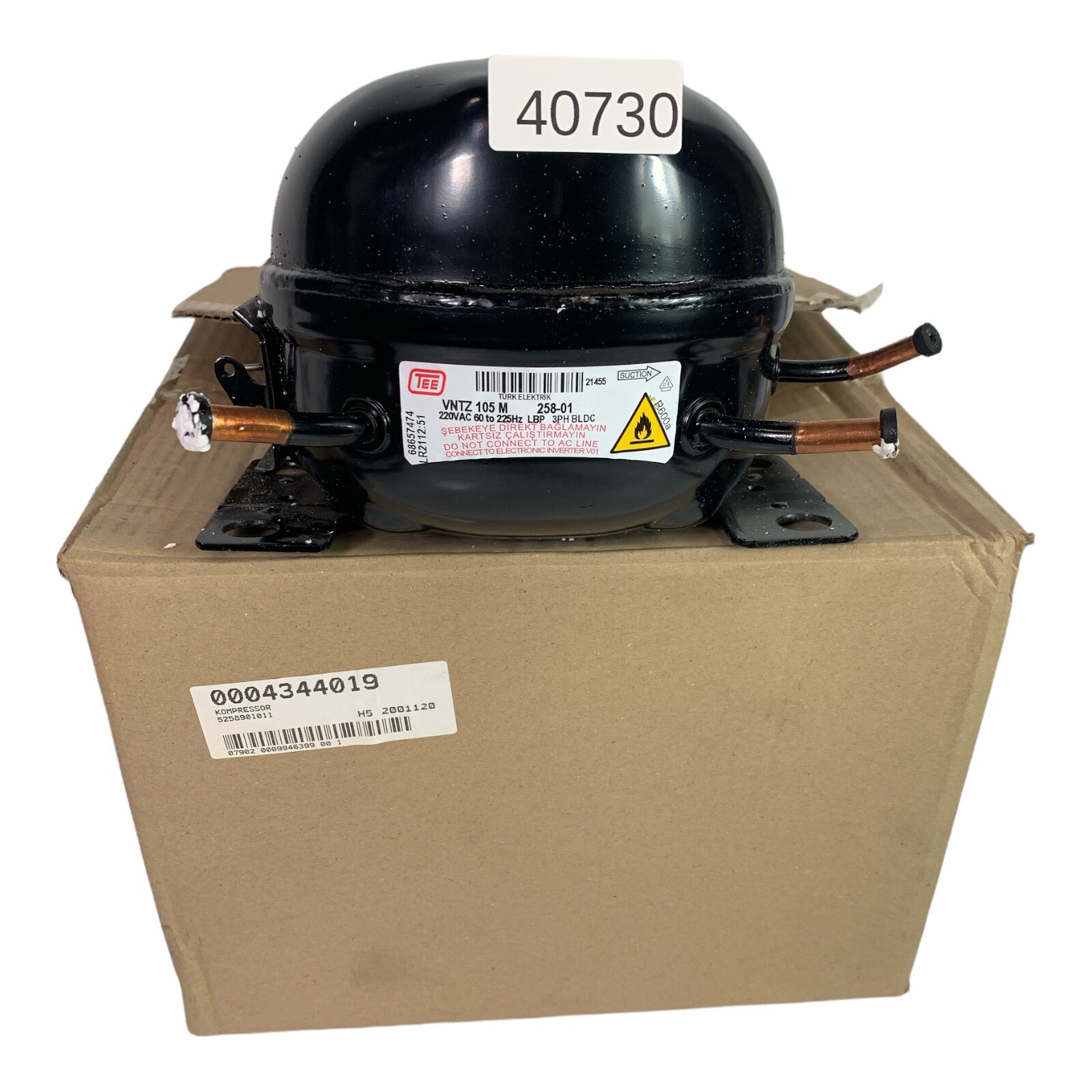 TEE VNTZ 105 M 258-01 Compressor Refrigeration Compressor