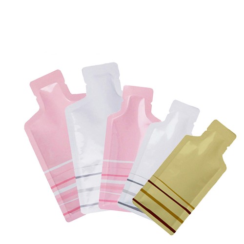 QQ Studio 2 x 4.3 in Sample Bags Bottle Shaped Foil Bags for Cosmetics & Lotions