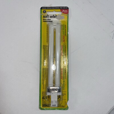 GE COMPACT F13BX/SPX27 GE Biax, Plug-In Fluorescent Light Bulb 13W New