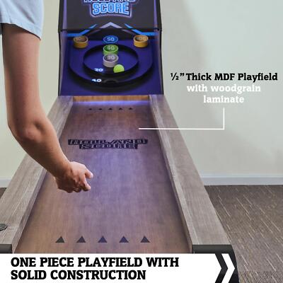 Classic Hall Of Games 9 Ft Roll And Score Game LED Lights And Electronic Scorer