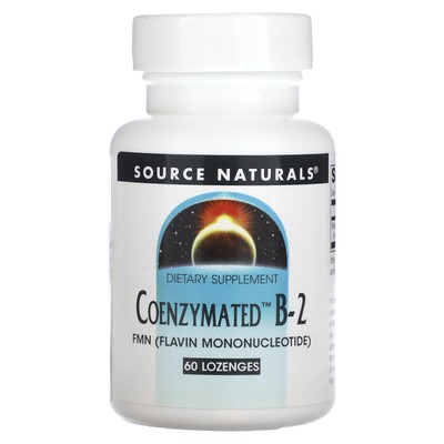 Source Naturals Coenzymated B-2 Sublingual 60 таблеток без молочных продуктов, без яиц,