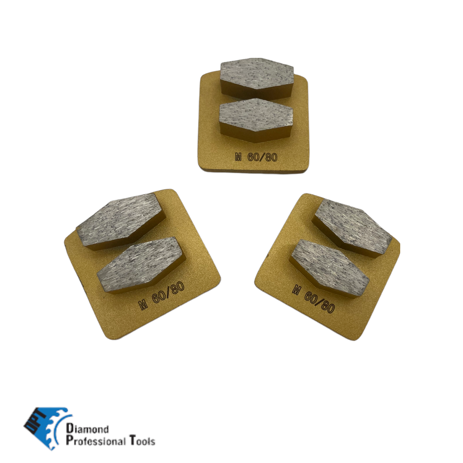 9 Pack Grinding Discs for Husqvarna PG Concrete Grinders Medium Bond 60 Grit