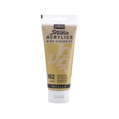 Acrylic metallic paint Gold 100 ml