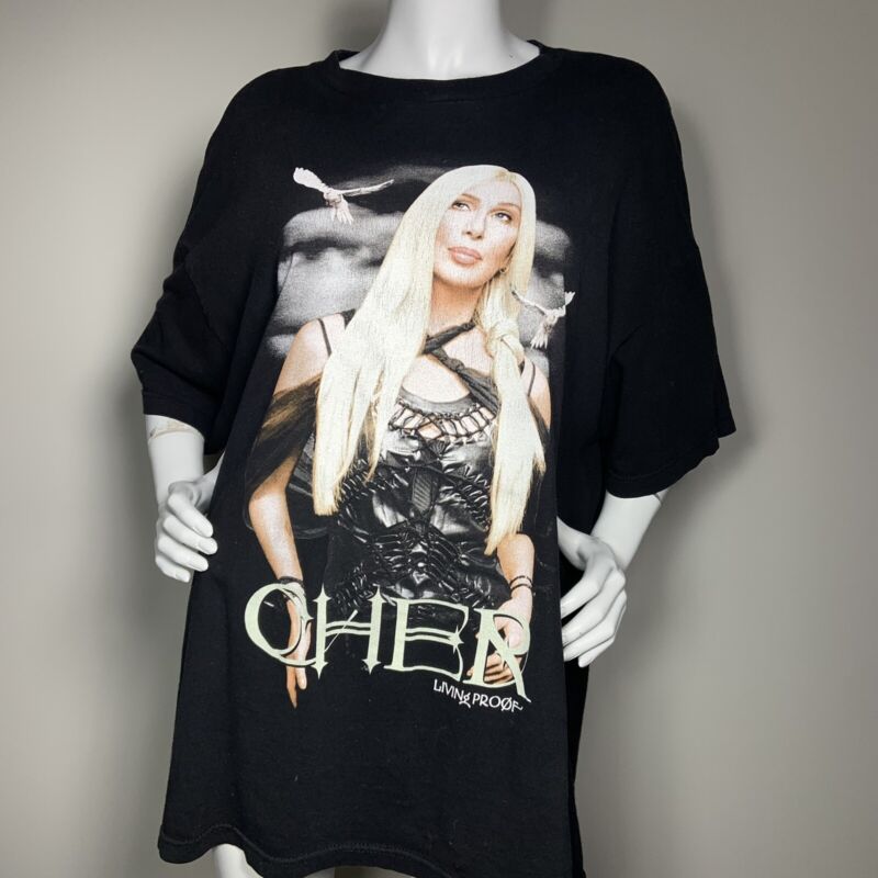 Cher Living Proof The Farwell Tour Shirt Vintage 
