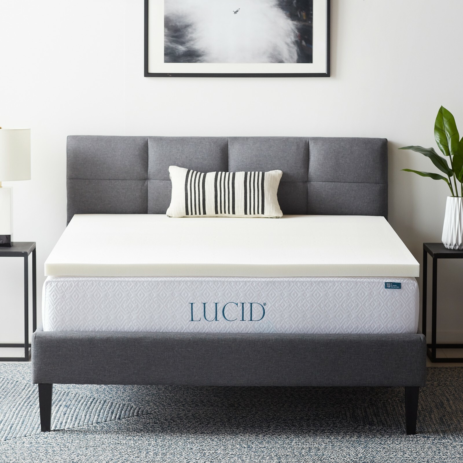 Lucid Mattress Topper Queen Mattresstopper