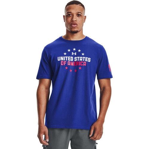 

[1365051-400] Мужская футболка Under Armour Freedom US of A, Синий