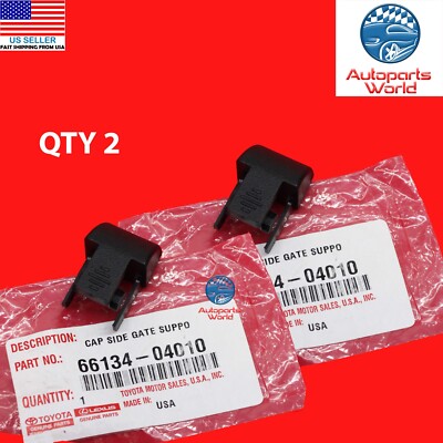 GENUINE TOYOTA 07-23 TUNDRA | 16-23 TACOMA TRUCK BED DECK RAIL END CAP SET OF 2