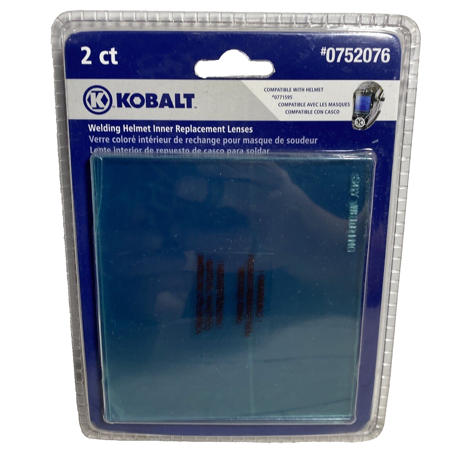 Welding Helmet Inner Replacement Lenses (2 ct) #0752076  New S...