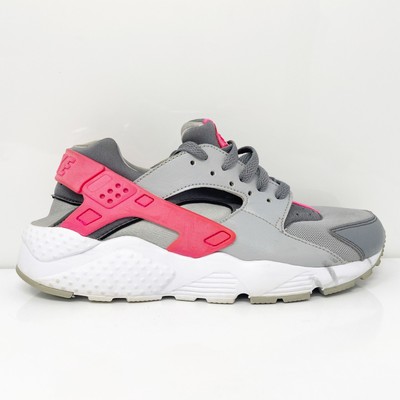 Кроссовки для бега Nike Girls Huarache Run 65428-006 серые, размер 6,5 лет