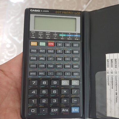 Vintage calculator Casio FX-4500PA Dot Matrix LCD
