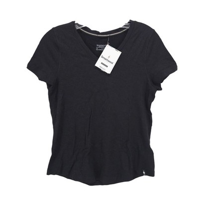 NWT SMARTWOOL Women's  Merino 150 Lace V Neck Short Sleeve Tee Black XS
