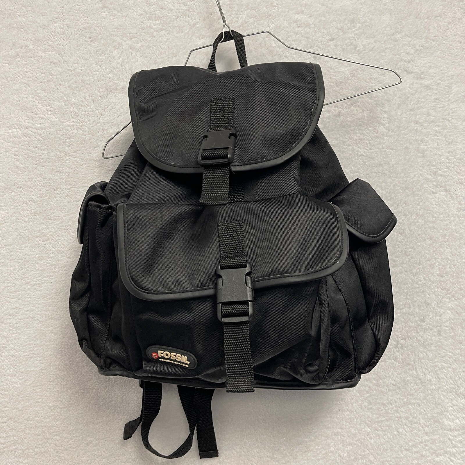 リュック　y2k Y2K? Fossil F2 Genuine Classic Black RuckSack Style