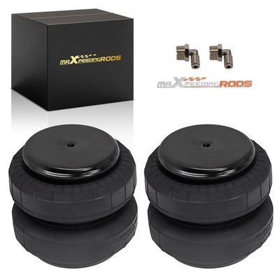 2x Universal Air Spring Bag Heavy Duty Standard 2500 lb 1/2