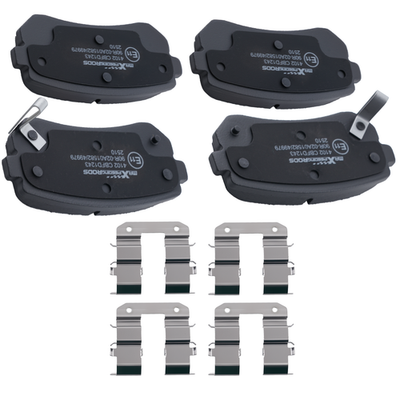 Rear Brake Pads Kit for Hyundai Accent 2005-2010/i20 2008-2015/i30 2007-2012