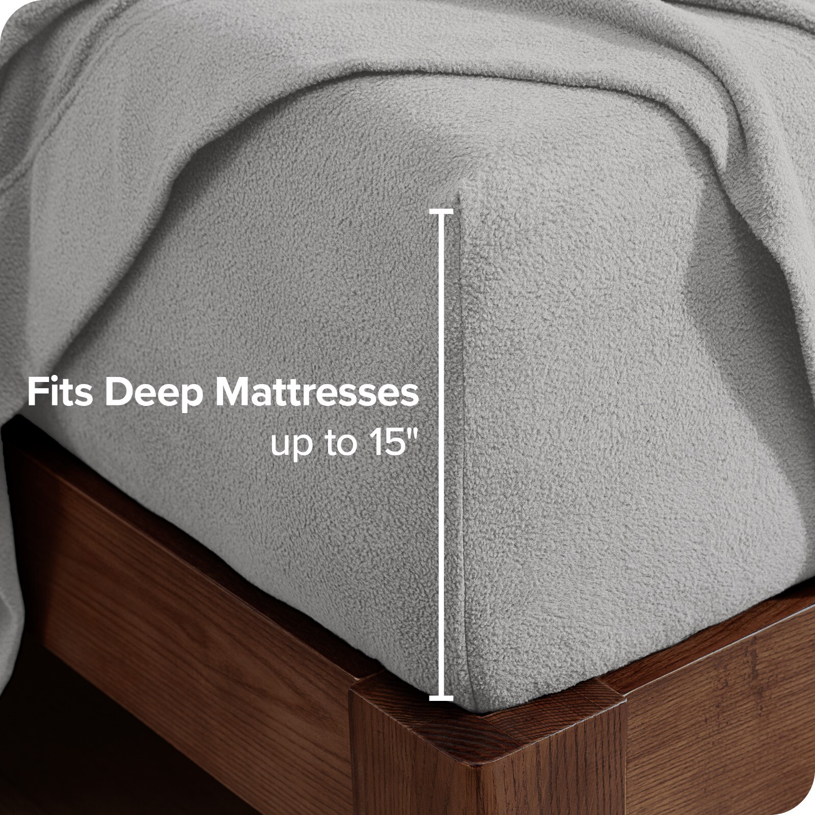 Super Soft Fleece Sheet Set - Deep Pocket, Cozy All-Season from Bare Home
