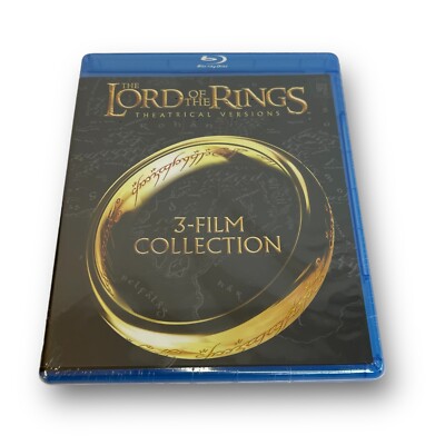 The Lord of The Rings 3 Film Collection Blu-ray Theatrical Versions - New & Seal
