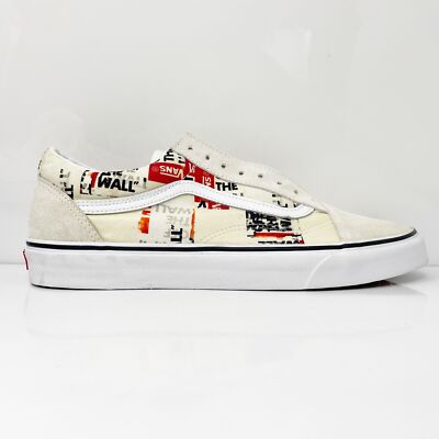 

Vans Mens Off The Wall 507452 Белая повседневная обувь Кроссовки Размер 11.5, Белый, Off The Wall