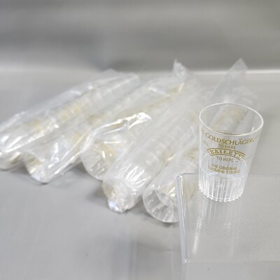 Vintage Party Supplies Oatmeal Cookie Shot Glasses Baileys Goldschlager 1990s