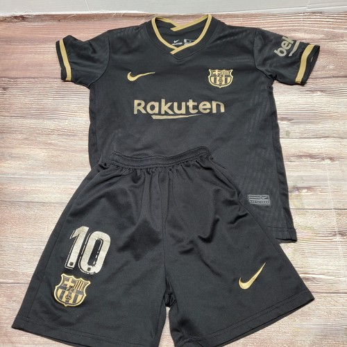 NIKE 2 Piece Barcelona Youth Boys Size 24 Soccer Jersey