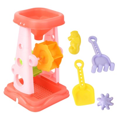 5pcs/set Sand Shovel Toys Reusable Parent-child Interaction Sand Shovel Toys Red