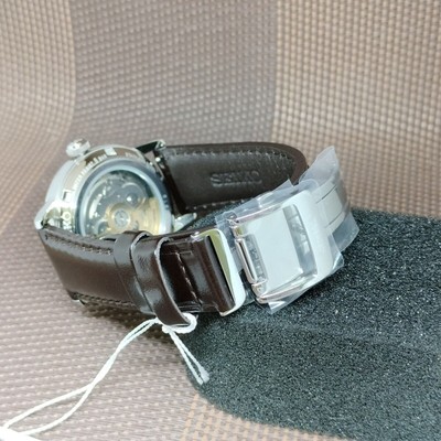Pre-owned Seiko Presage Srpe41j1 Cocktail Time "negroni" Automatic Leather Men Dress Watch