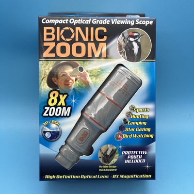 Bionic Zoom - Compact Optical Grade Viewing Scope, 8x Zoom - As Seen on TV NEW