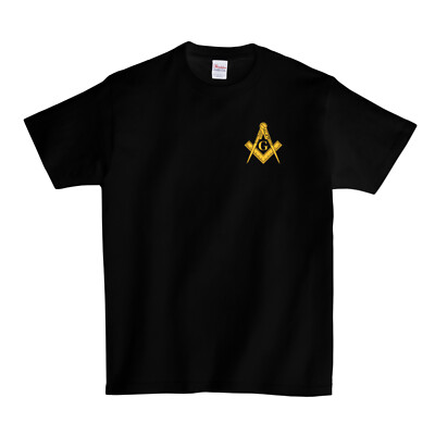 Masonic Chest Logo T-Shirt - Black