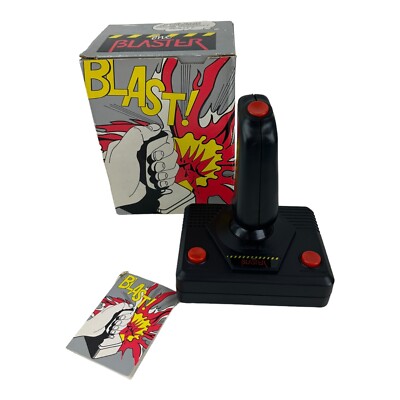 Gemmy The Blaster Joystick Controller Sound Effects 1987 Novelty Toy.  NOS.