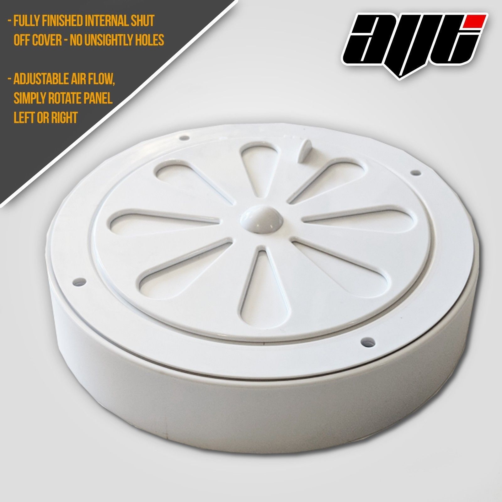 WHITE Universal Plastic Rotary Van Roof Air Vent Extractor - FORD ...