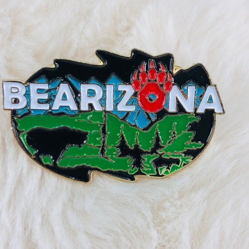 Bearizona Arizona Souvenir Enamel Lapel Pin
