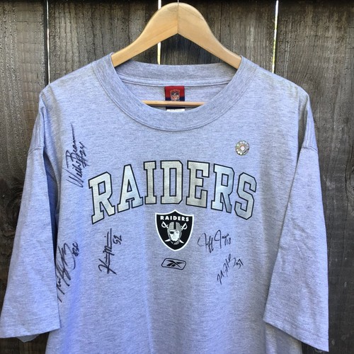 シャツ [Vintage]00s Reebox NFL Black Game Shirt Vintage y2k Reebok gridiron classic Raiders nfl sign