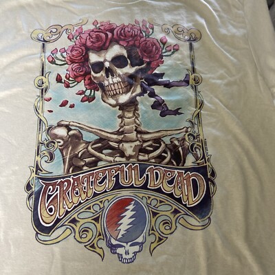 Liquid Blue Grateful Dead distressed shirt  medium music band