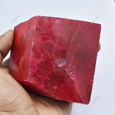 3313.10 Carat Red Ruby Natural Huge Size Uncut Rough CERTIFIED Loose Gemstone