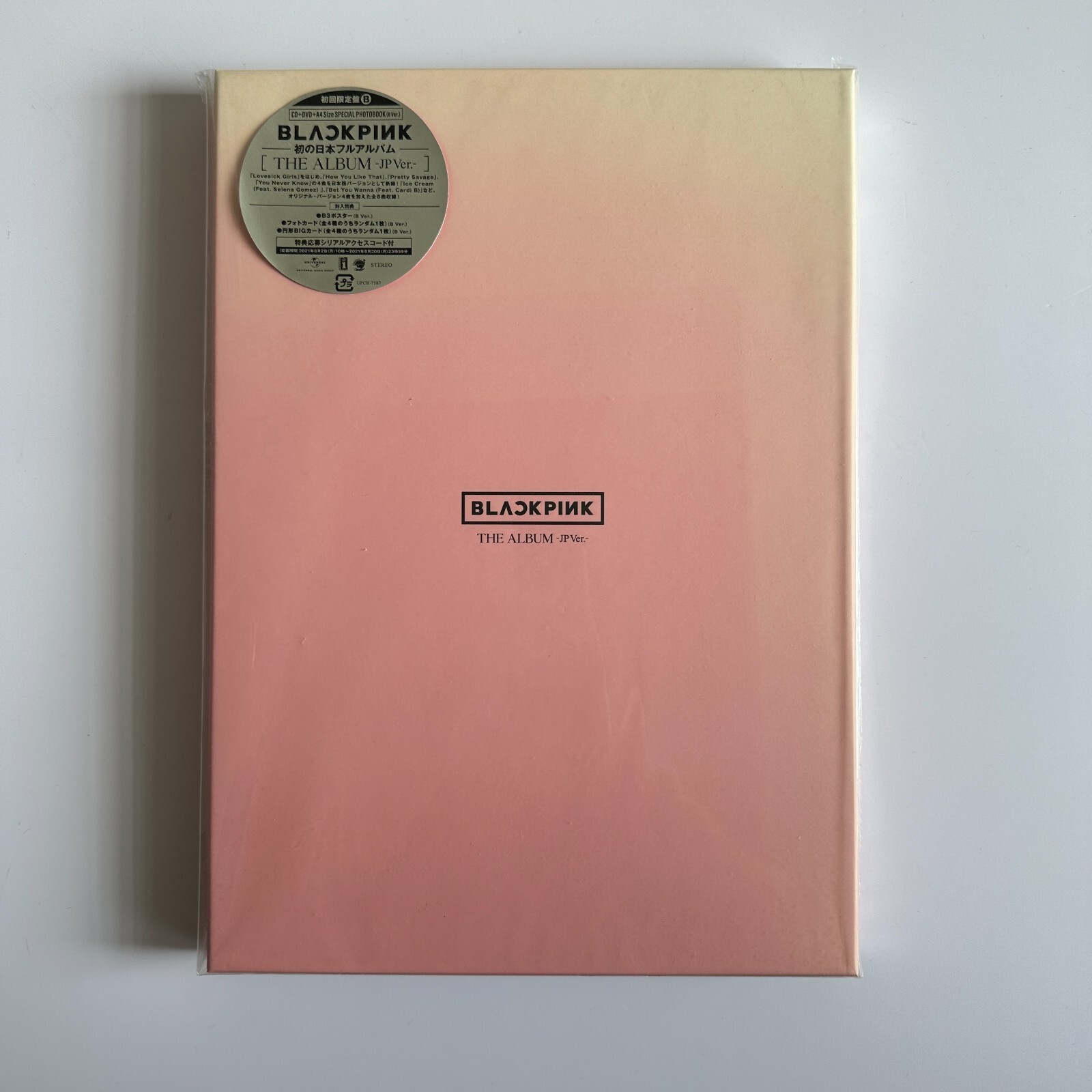 BLACKPINK THE ALBUM ランダムフォトカードなし。