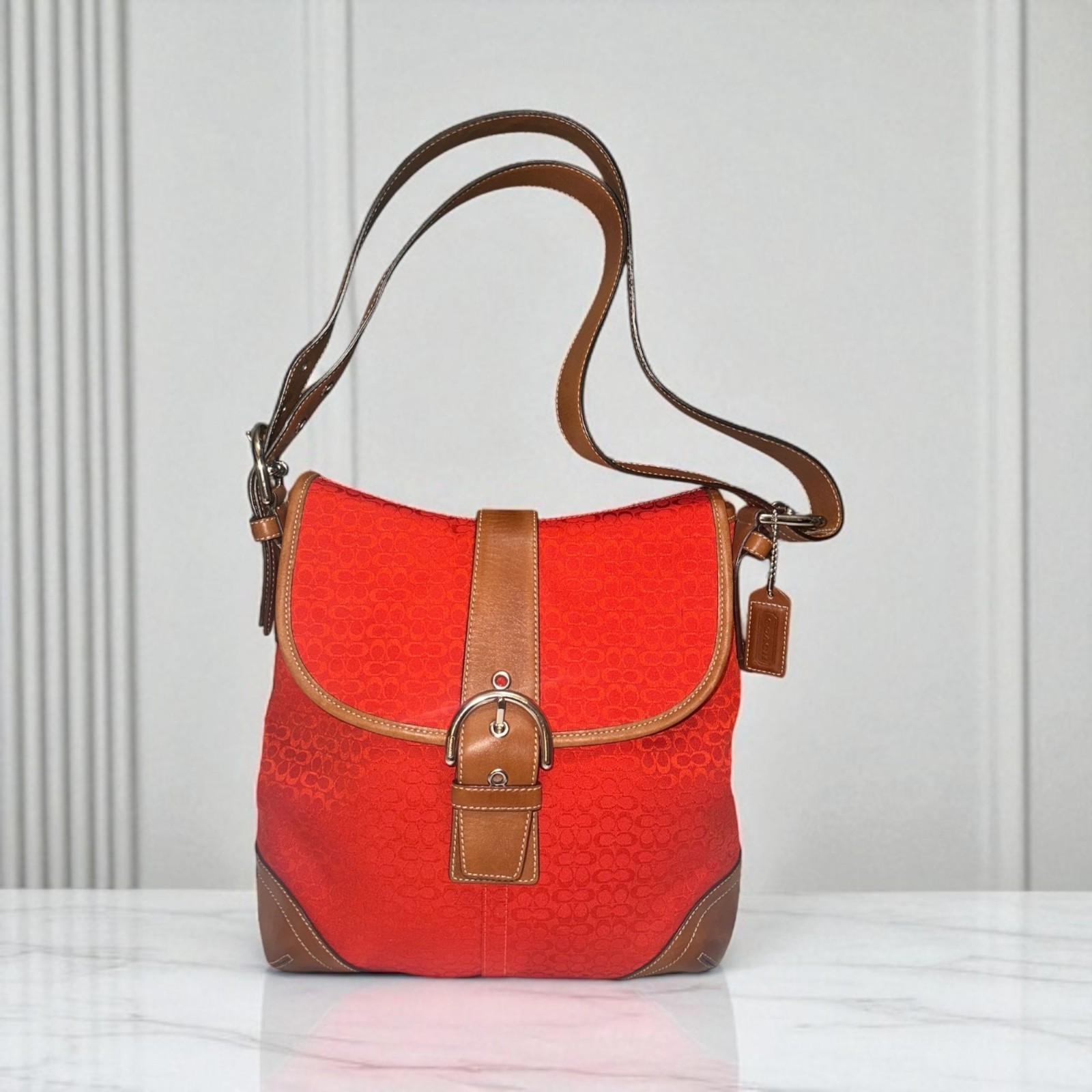 バッグ y2k Coach Soho Signature Accessory Poach $225 free shipping ❌SOLD❌ 2006 Y2K Coach Grey Black Mini