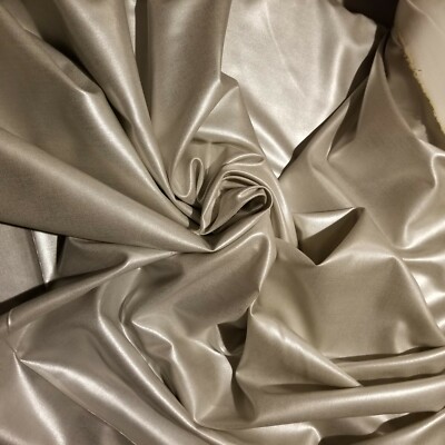 Very Fine Ivory Shirting Reverses to Silver! So Light, Fine, Soft! FAB! UNIQUE!