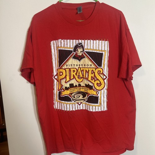 Pittsburgh Pirates T-Shirt Vintage Retro Throwback MLB 90s Size