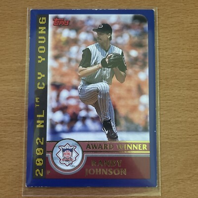Randy Johnson 2003 Topps 2002 N.L. Cy Young Award Winner #704