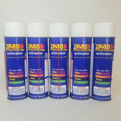 FastCap 2P-10 Professional Adhesive Activator for FastCap 2P-10 Glue, 5-Pack
