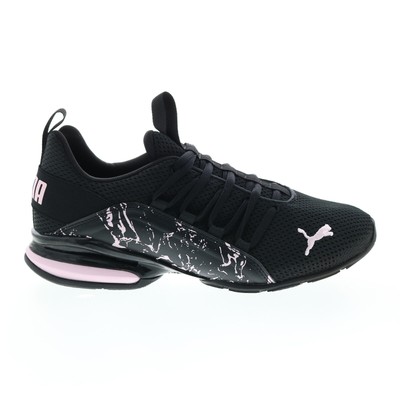 

Женские кроссовки Puma Axelion Marble 37719702 черные парусиновые 7, Черный, Puma Axelion Marble