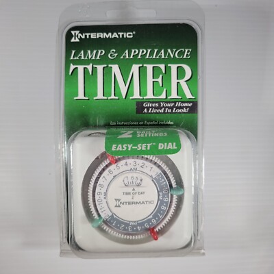 Intermatic Lamp Appliance Electrical Timer Program Lights Model TN111C