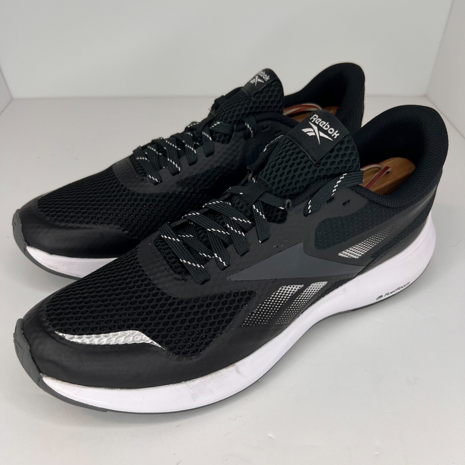 Reebok Mens H00797 Black Endless Road 3 Mesh Low Top Size 11 Running Shoes