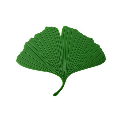 Anti-scald Silicone Coaster Waterproof Ginkgo Leaf Coasters Heat Insulation