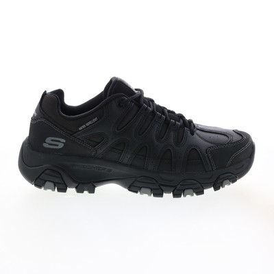 

Skechers Terrabite Dellga 51847 Мужские черные кожаные кроссовки для походов, Черный, Skechers Terrabite Dellga