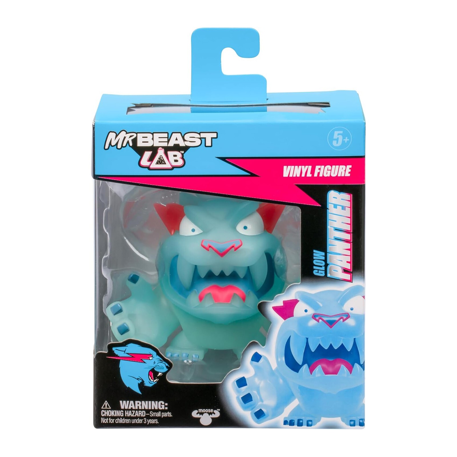 Виниловая фигурка Moose Mr Beast Lab Glow Panther НОВАЯ В НАЛИЧИИ