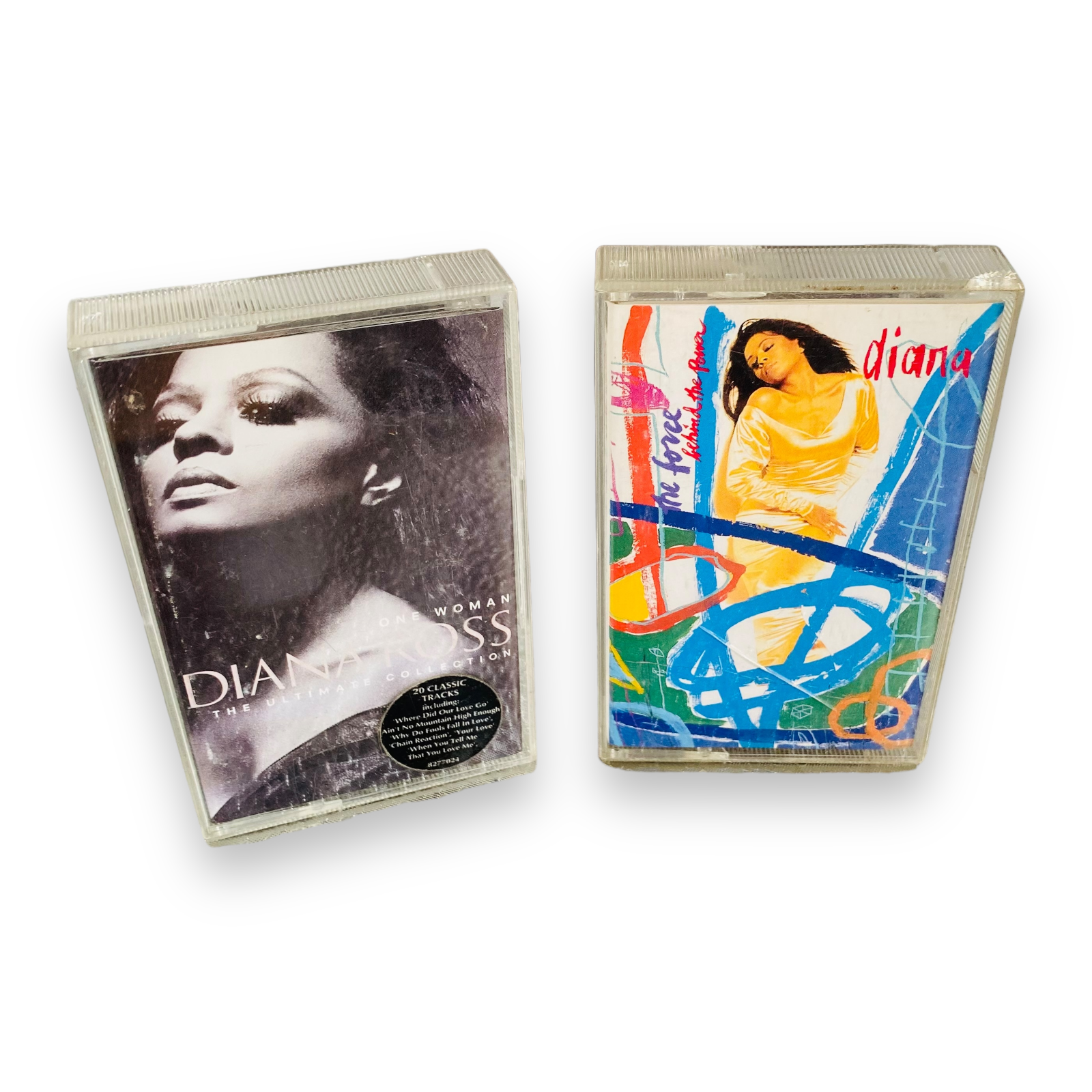 Diana Ross – One Woman- Ultimate Collection & Force Behind The Power / Cassettes