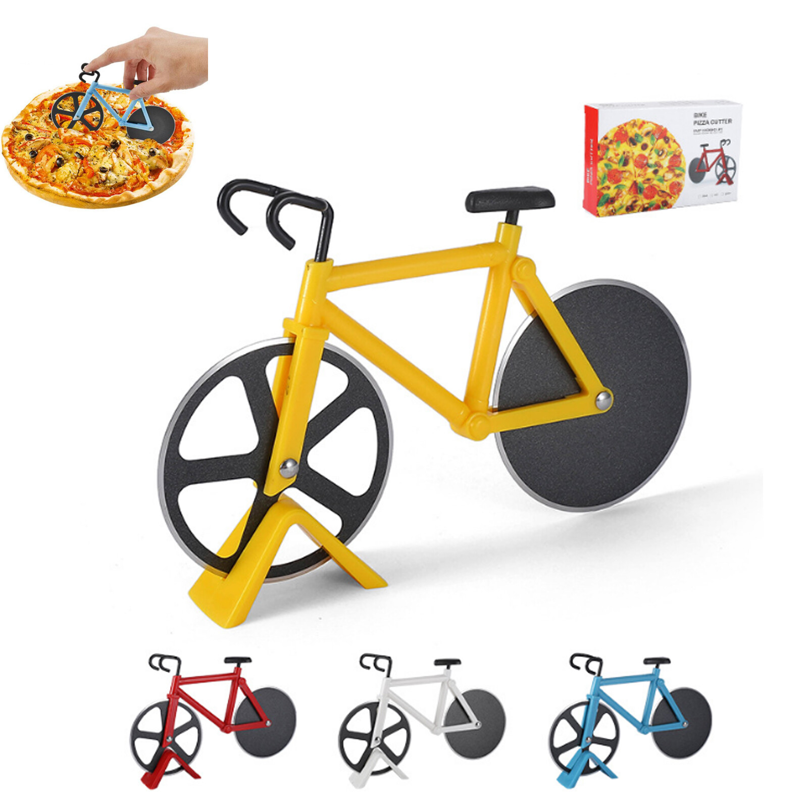 Pizza Cutter Wheel Peeler Chopper Slicer Kitchen Pancake Cutting