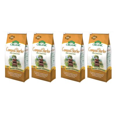 Espoma (#CS4) Compost Starter All-Natural/Organic Composting Aid, 4# (4 Pack)