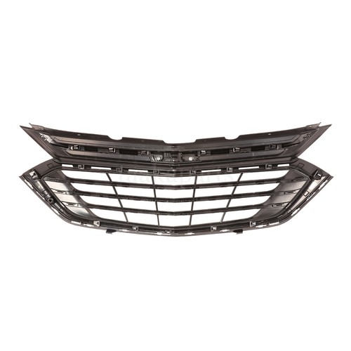 Front Bumper Grille Upper Grill w/Chrome Trim For Chevrolet Equinox 2018-2021