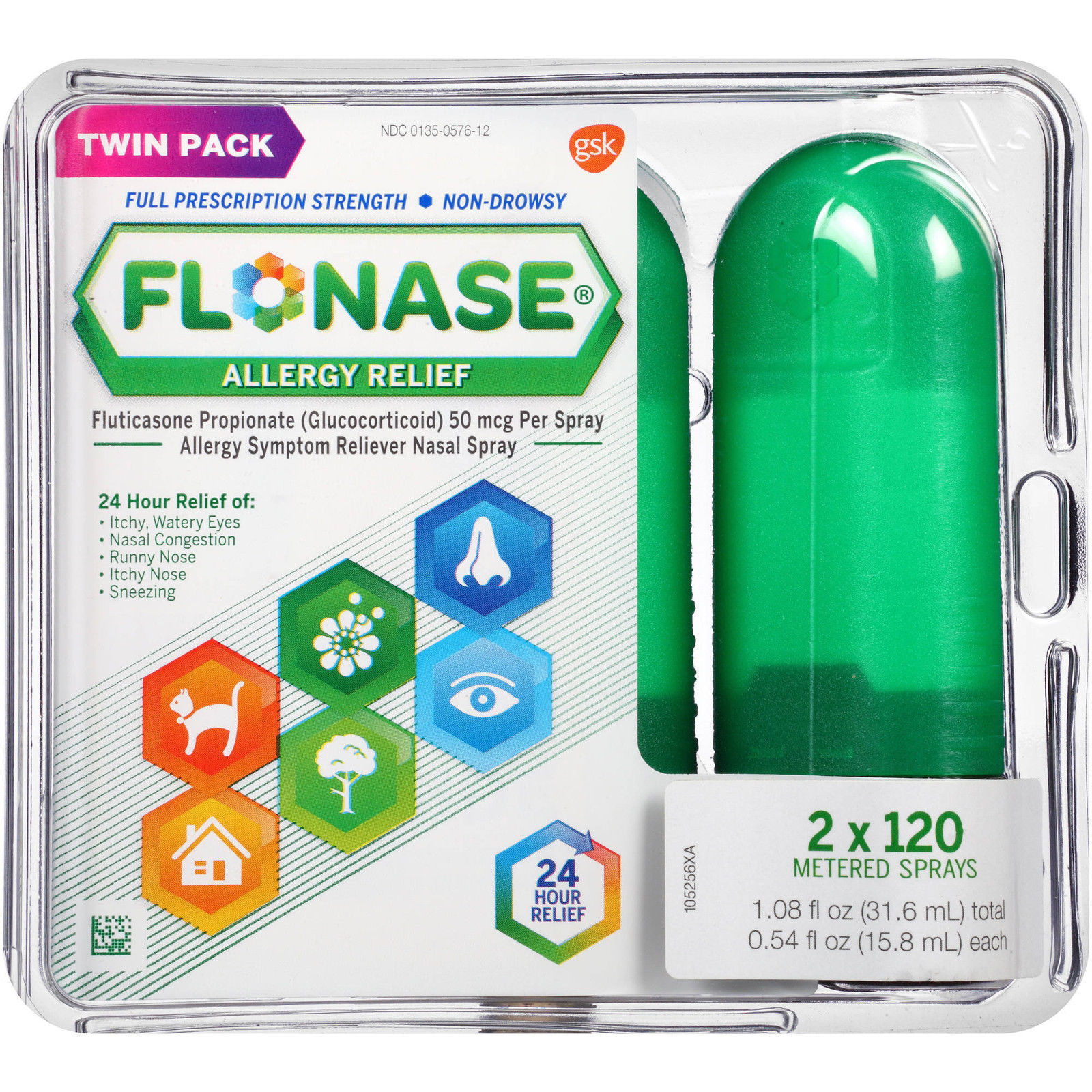 How much flonase can i take 8 hours